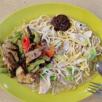 Hokkien noodle with bittergourd at Jia Jia Vegetarian 佳佳素食 - Serangoon North in Northeast Singapore