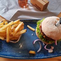 Vegan 'Falafel' Burger at Tasch am Kornmarkt in Wetzlar