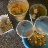 Vegan curry and soup at Bangkok Thai Cuisine in Oak Bluffs