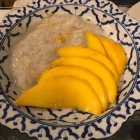 Mango sticky rice at Bangkok Thai Cuisine in Oak Bluffs