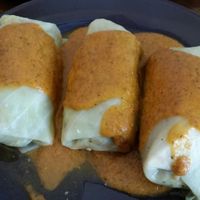 herbal stuffed cabbage at Momo in Krakow