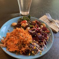 Some of the salads available   at Momo in Krakow