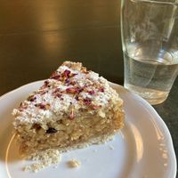 Witch craft? Apple cake  at Momo in Krakow