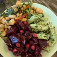 Fresh salad  at Momo in Krakow