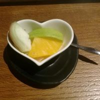 Fruit they give you to your menu at Flower Space 花草空間 - HuāCǎo KōngJiān in Hualien