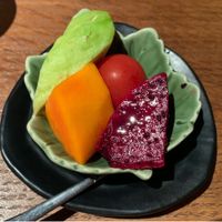 Fruit plate  at Flower Space 花草空間 - HuāCǎo KōngJiān in Hualien