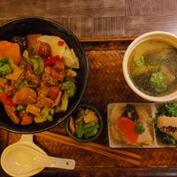 Set meal with Udon noodles at Flower Space 花草空間 - HuāCǎo KōngJiān in Hualien
