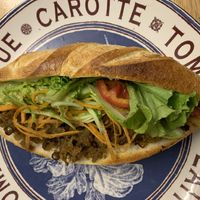 Lentil banh mi at Lovegan in Binh Thuan