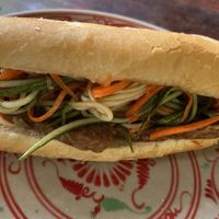 Tempeh banh mi  at Lovegan in Binh Thuan