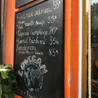 They have more items on their paper menu at Lovegan in Binh Thuan