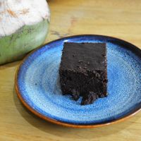 chocolate cake at Lovegan in Binh Thuan