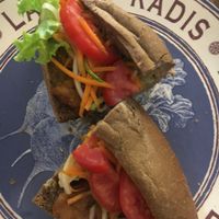 Rye bread tempeh  at Lovegan in Binh Thuan