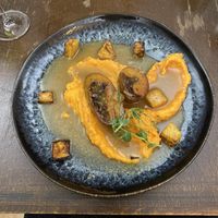 Plat - seitan, also delicious!  at Like An Elephant in Lyon