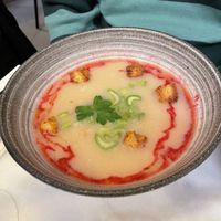 White bean soup   at Like An Elephant in Lyon