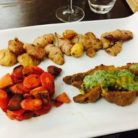 Seitan, carrots et ocas de Perou- des saveurs recherchés et délicieux at Like An Elephant in Lyon