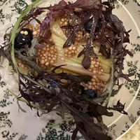 Braised leeks  at Like An Elephant in Lyon