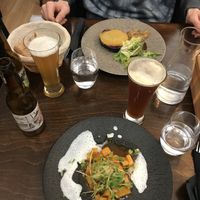 faux gras et tartare (entrées) + bière at Like An Elephant in Lyon