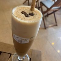Coconut and soya moka coffee at Brew and Breakfast in Da Lat
