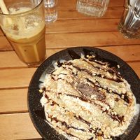 Chocolate pancakes   at Brew and Breakfast in Da Lat