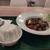 Kung pao at Vegan Life in Prague