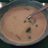 Soup at Vegan Life in Prague