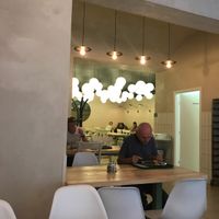 has plenty seating at Vegan Life in Prague