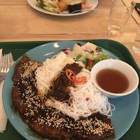 bun cha at Vegan Life in Prague