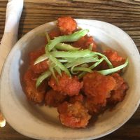 Buffalo chik’n nuggets at Bourbon & Branch in Philadelphia