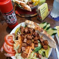 Tofu salad at Cafe Vienna in Mannheim