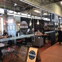 Inside Halas Turgus market at Beigelistai  in Vilnius