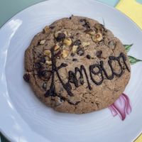 Maxi cookies with chocolate chips and nuts   at Jo and Nana Cakes in Paris