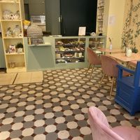 Inside  at Jo and Nana Cakes in Paris