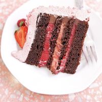 Layer cake chocolat framboise   at Jo and Nana Cakes in Paris