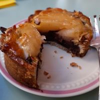 Pear and chocolate tart. Superb! at Jo and Nana Cakes in Paris