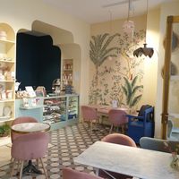 Interior at Jo and Nana Cakes in Paris