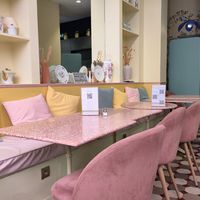 Interior at Jo and Nana Cakes in Paris