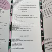 English menu  at Kek in Delft