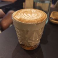 Chai latte at Kek in Delft