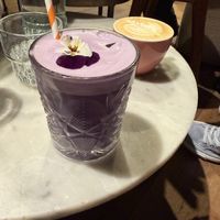 Ube Coconut Latte  at Kek in Delft