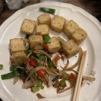 Fried tofu   at Rakuu in Spring
