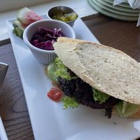Veggie Burger   at Shayna B's By The Sea in Westbrook