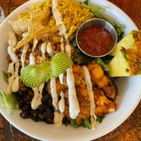 Tex mex bowl at Shayna B's By The Sea in Westbrook