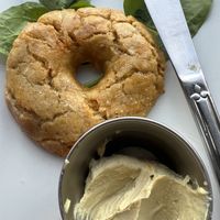 cheddar bagel  at Shayna B's By The Sea in Westbrook