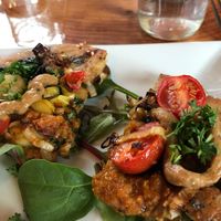 Kale Pesto Pizza at Shayna B's By The Sea in Westbrook