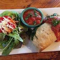 Calzone at Shayna B's By The Sea in Westbrook