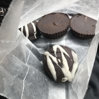 Mint patties and peanut butter cups at Shayna B's By The Sea in Westbrook