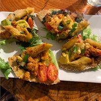 Mac and Cheese Pizza! at Shayna B's By The Sea in Westbrook