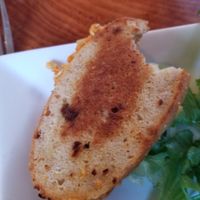 Grilled sunflower cheese slider at Shayna B's By The Sea in Westbrook