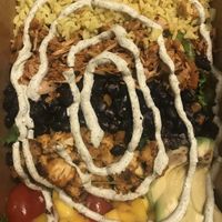 Mexican bowl at Shayna B's By The Sea in Westbrook