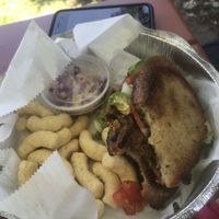 Burger at Shayna B's By The Sea in Westbrook